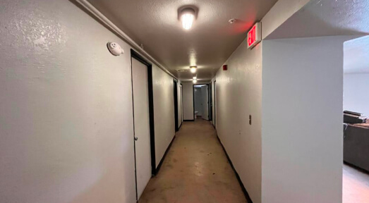 Clean white hallway painted by Piper Family Painting Company, showcasing Sahuarita Painting Company craftsmanship with expert detailing and modern color palette.